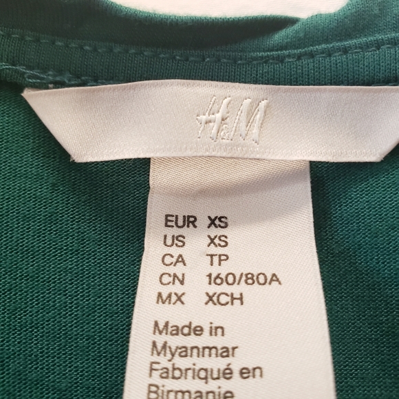H&M top green - Picture 2 of 5